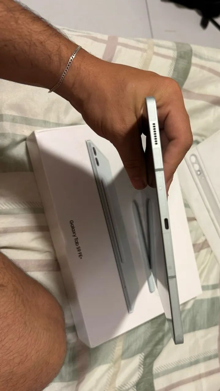     Galaxy Tab S9 FE+ 128GB | Verde | Sem Marcas | Completo - Foto 5