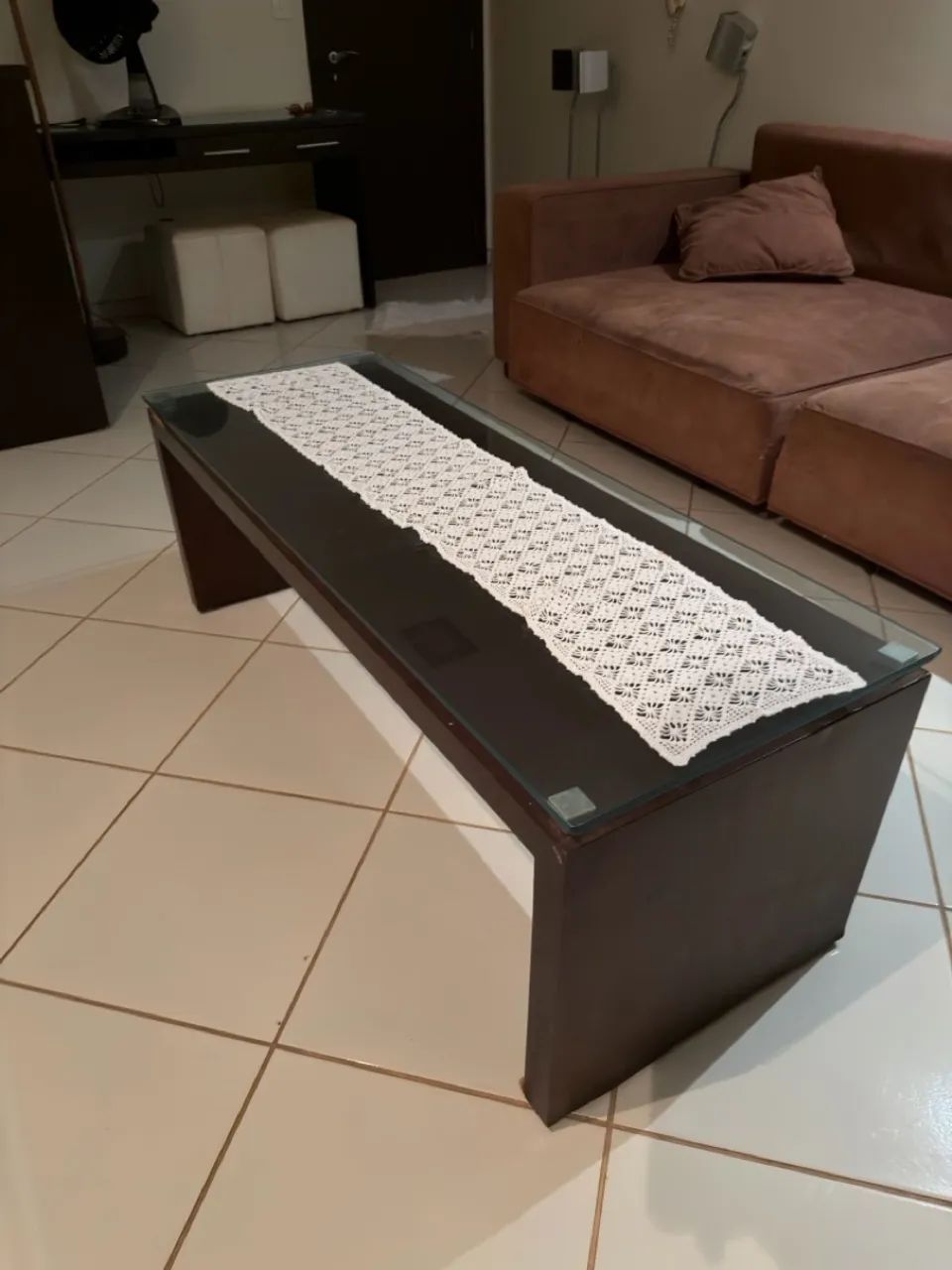Mesa de centro com vidro  - Foto 2