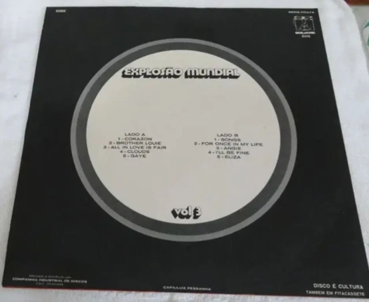 ? LP VINIL - EXPLOSÃO MUNDIAL Vol. 3 - Foto 2
