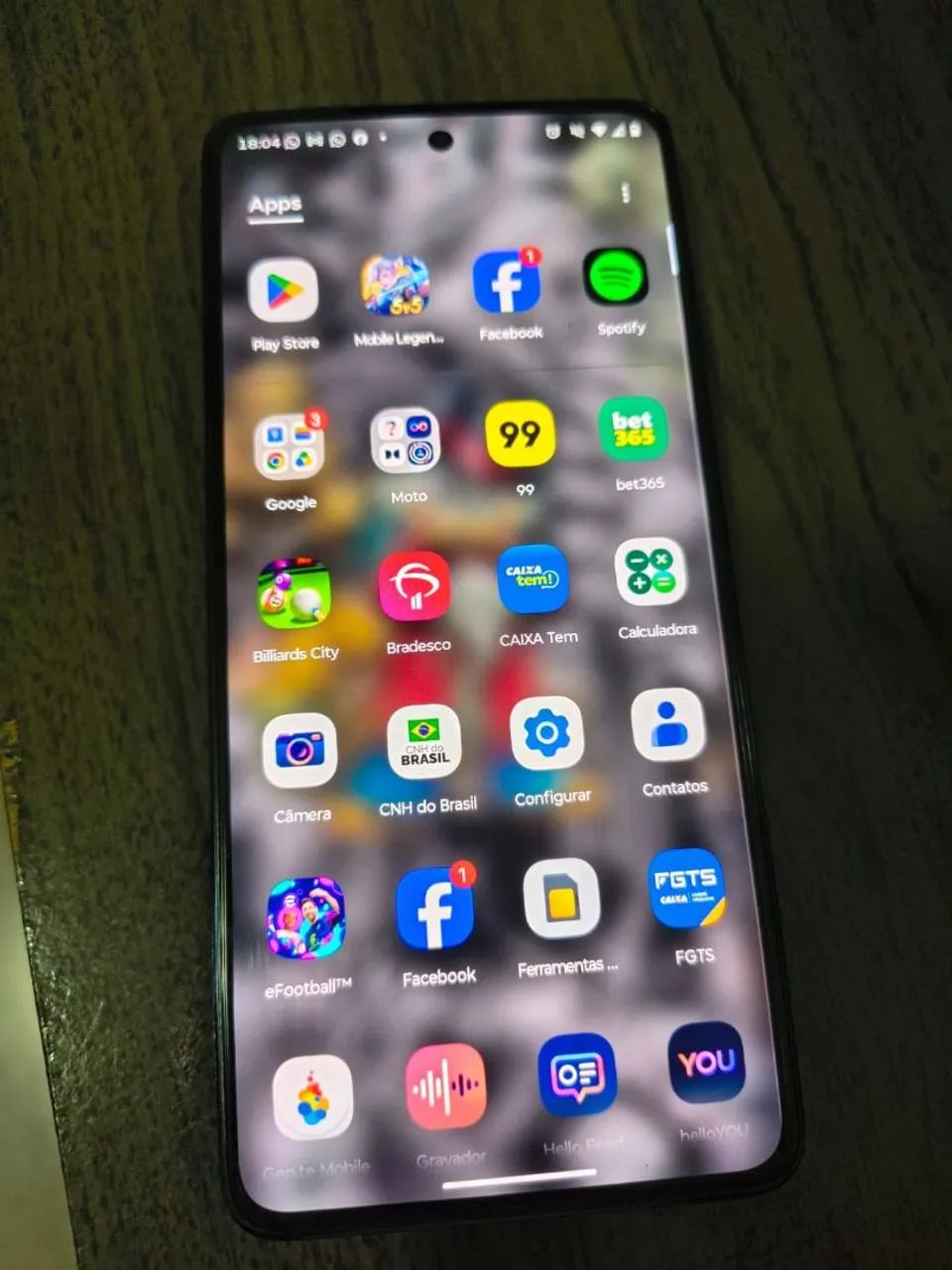Moto g86 novo nem 1 mês de uso 