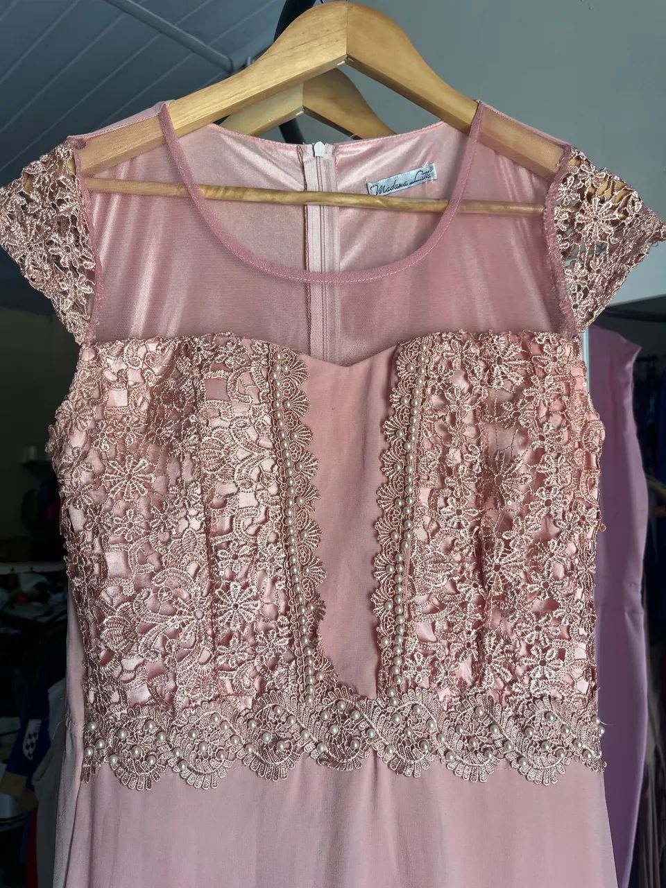 Vestido de festa rosê - Foto 5