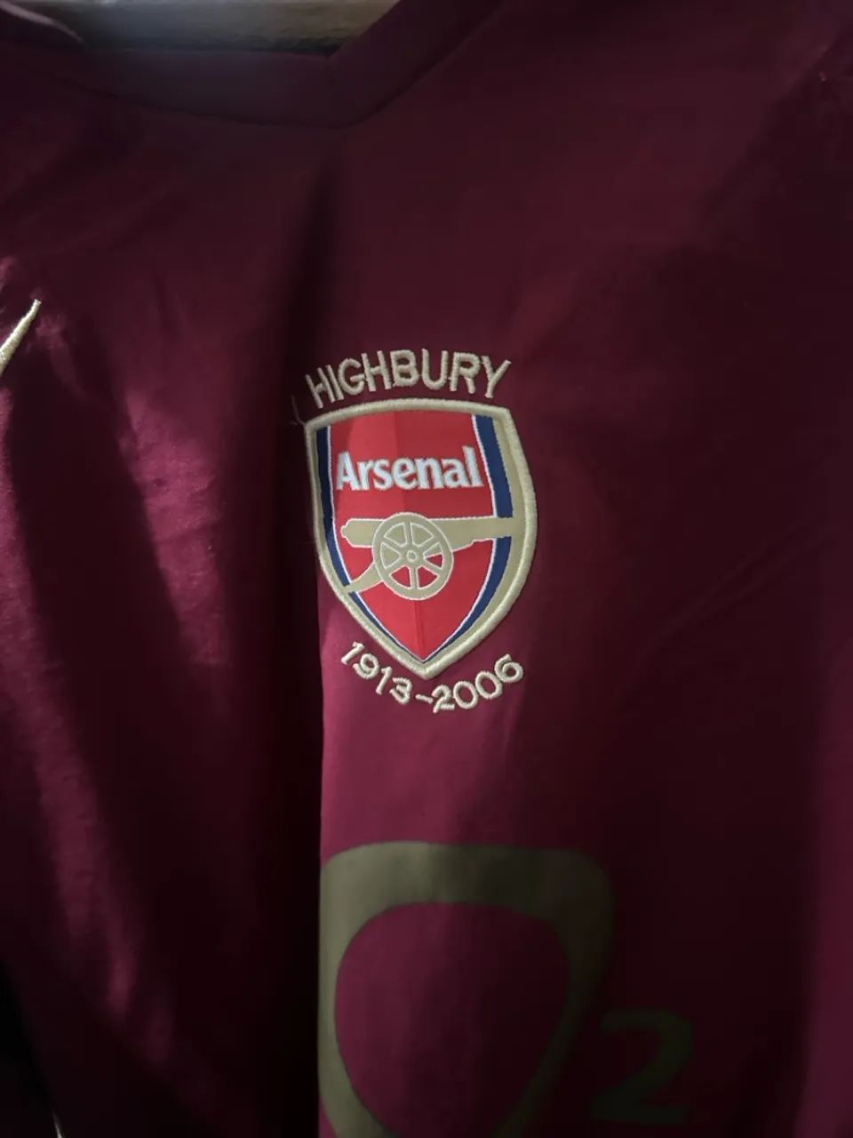 Camiseta manga longa Arsenal 2006 - Foto 3