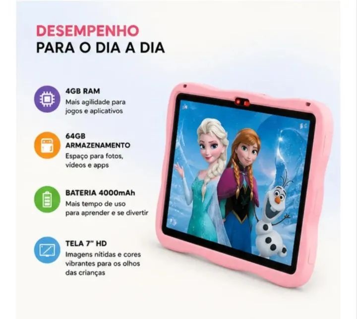 Tablet infantil Feminino  - Foto 4