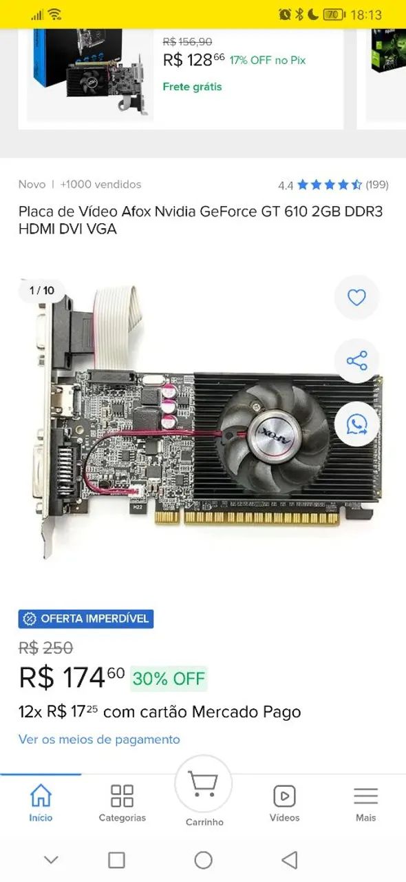 Placa de vídeo arox - Foto 2