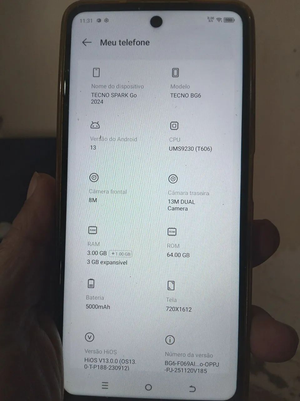 Smartfone tecno spark mod. Bg61 - Foto 5