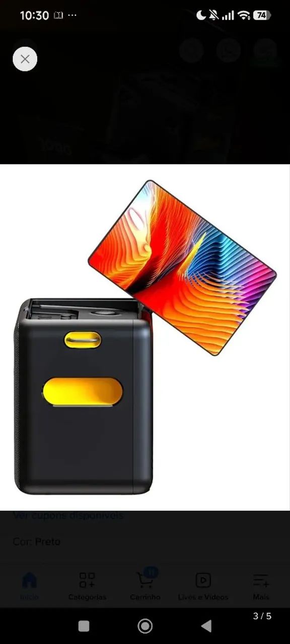 Joog X2 karaokê caixa de som com microfone - Foto 3