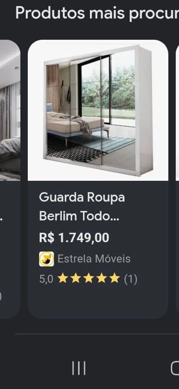 Guarda roupas espelhado em ótimo estado  - Foto 4