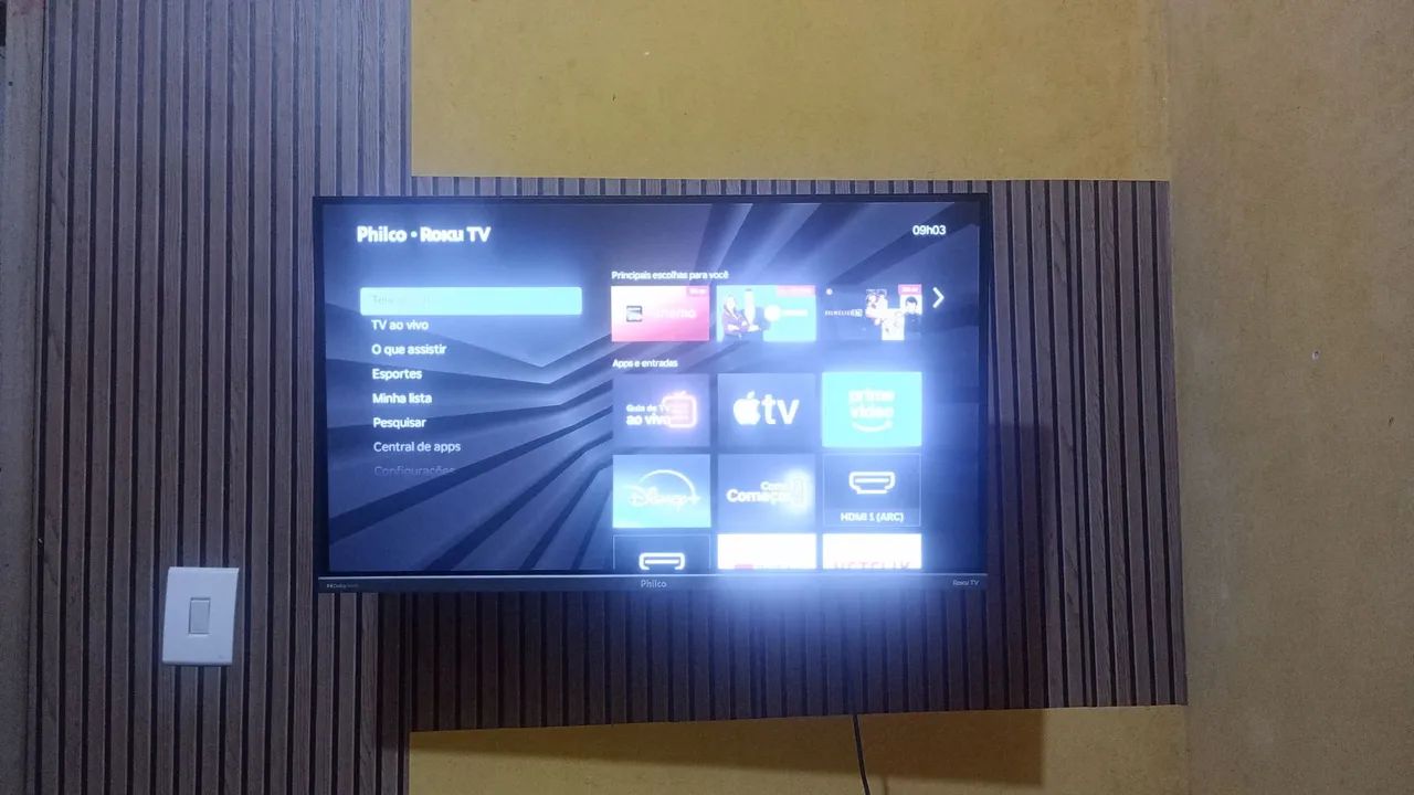 Vende-se Smart TV Philco 32" com suporte de parede.  - Foto 4