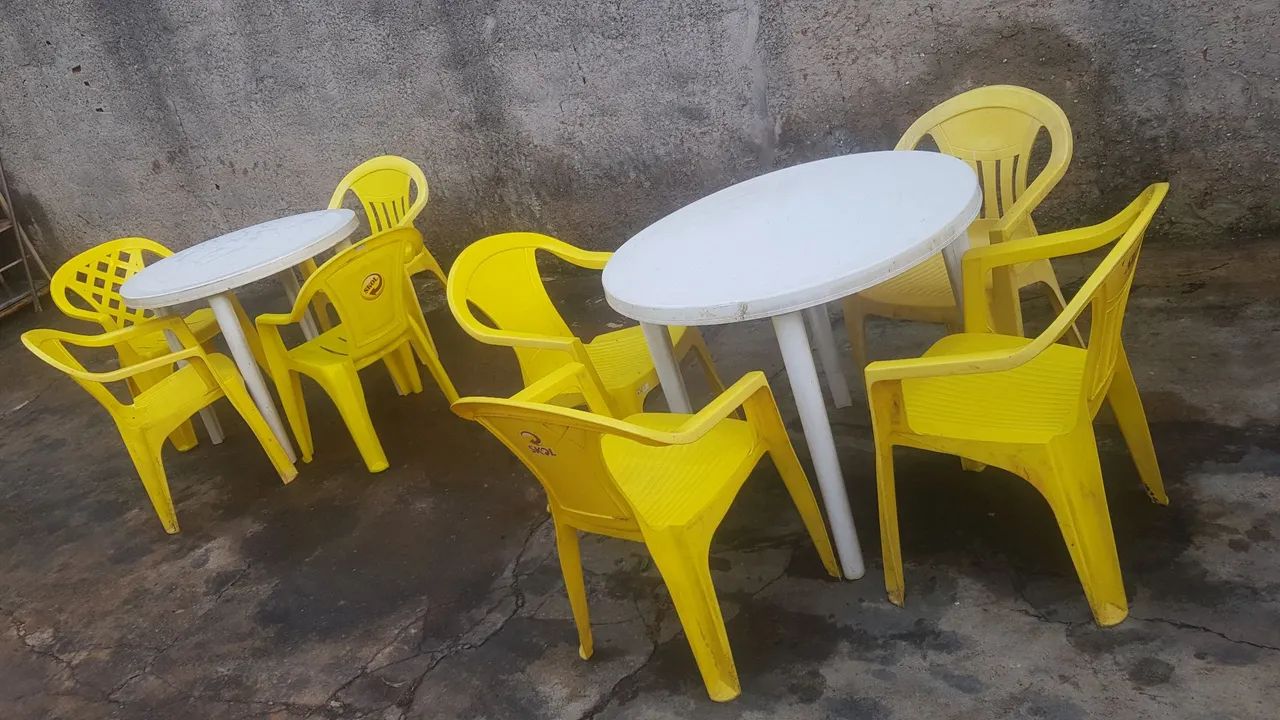 JOGOS DE MESAS COM CADEIRAS TRAMONTINA  - Foto 4