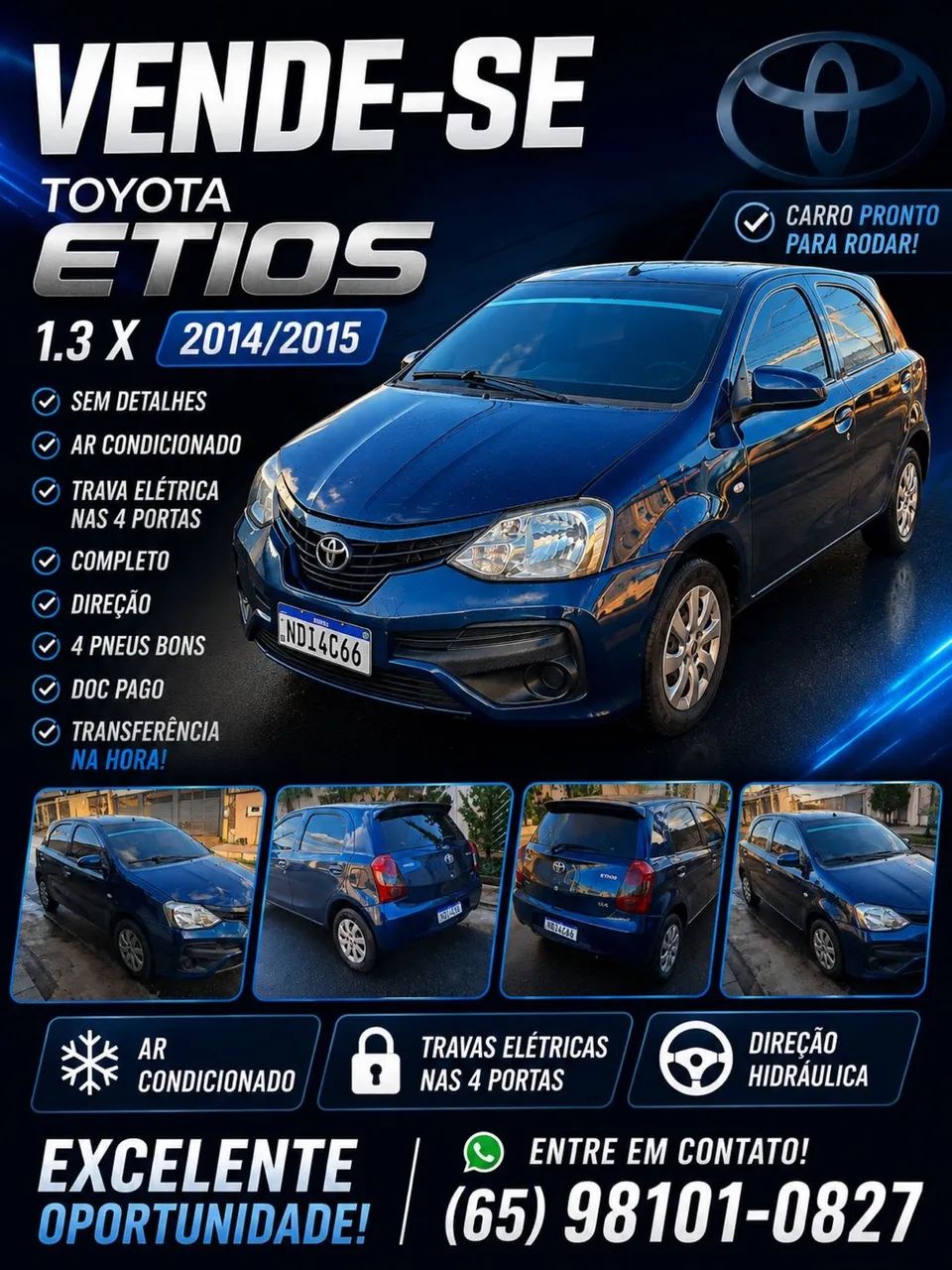 Carro Etios 