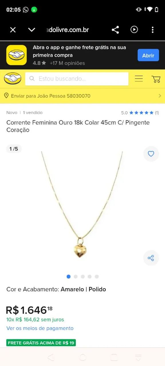 Colar de ouro  - Foto 5