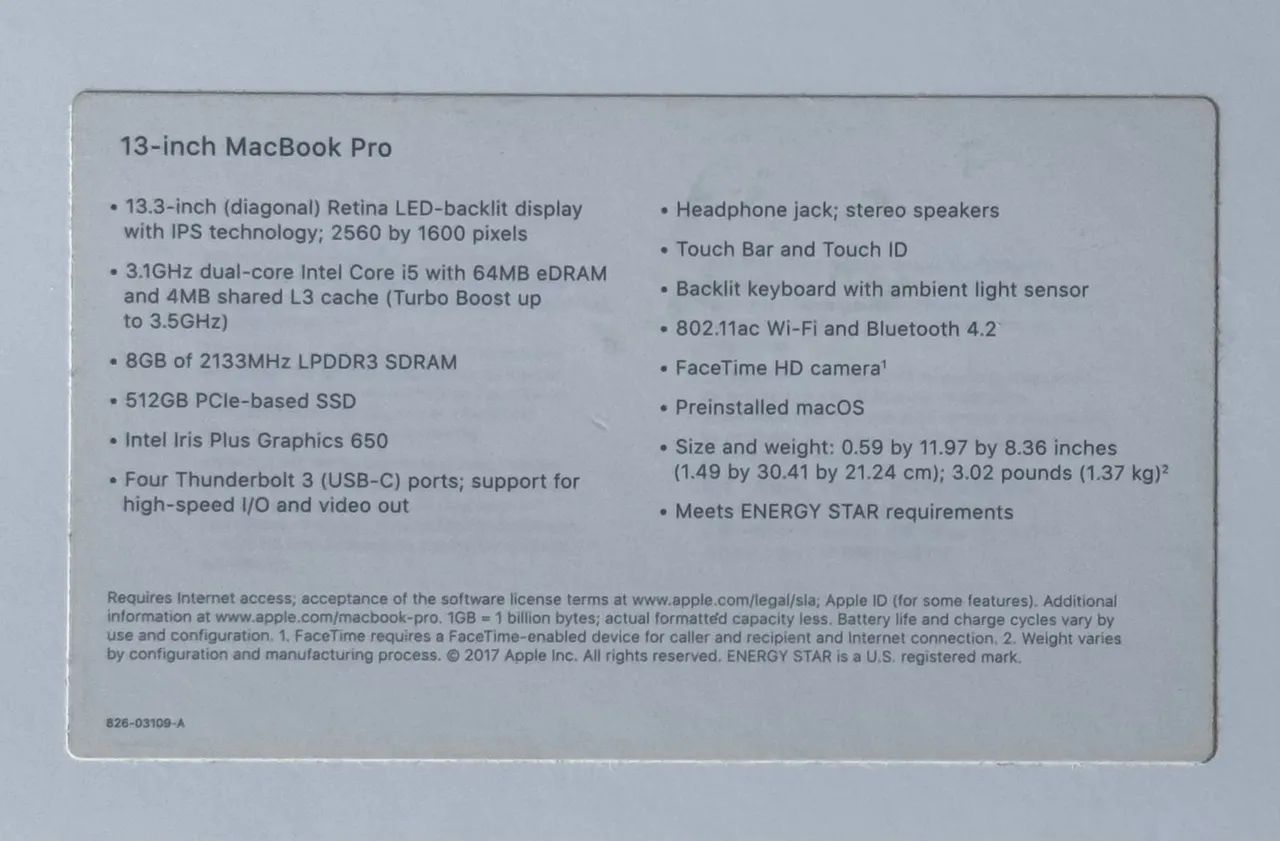 MacBook Pro A1706 Prata Touch Bar - Foto 2