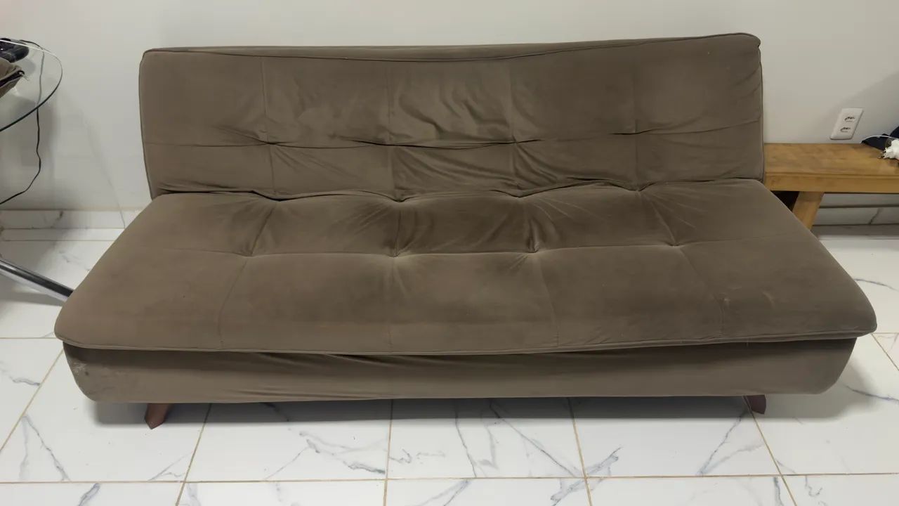 Sofá cama 3 lugares reclinável  - Foto 2