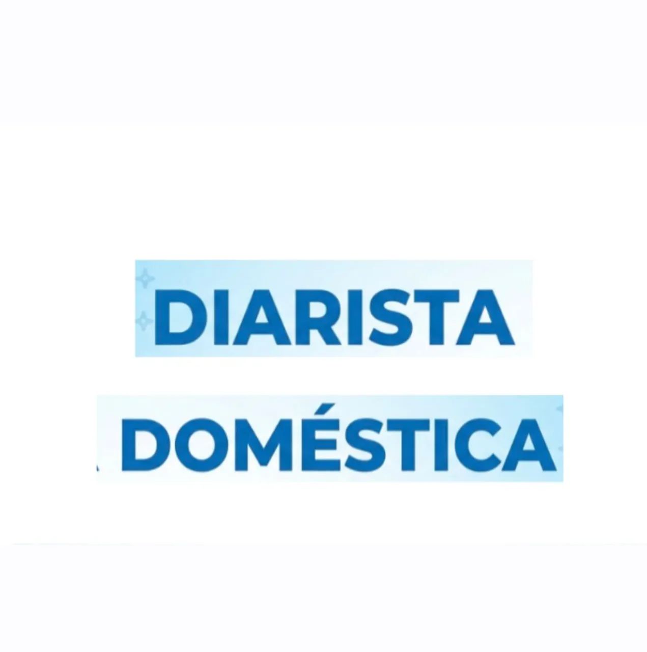 empregada doméstica e diarista 