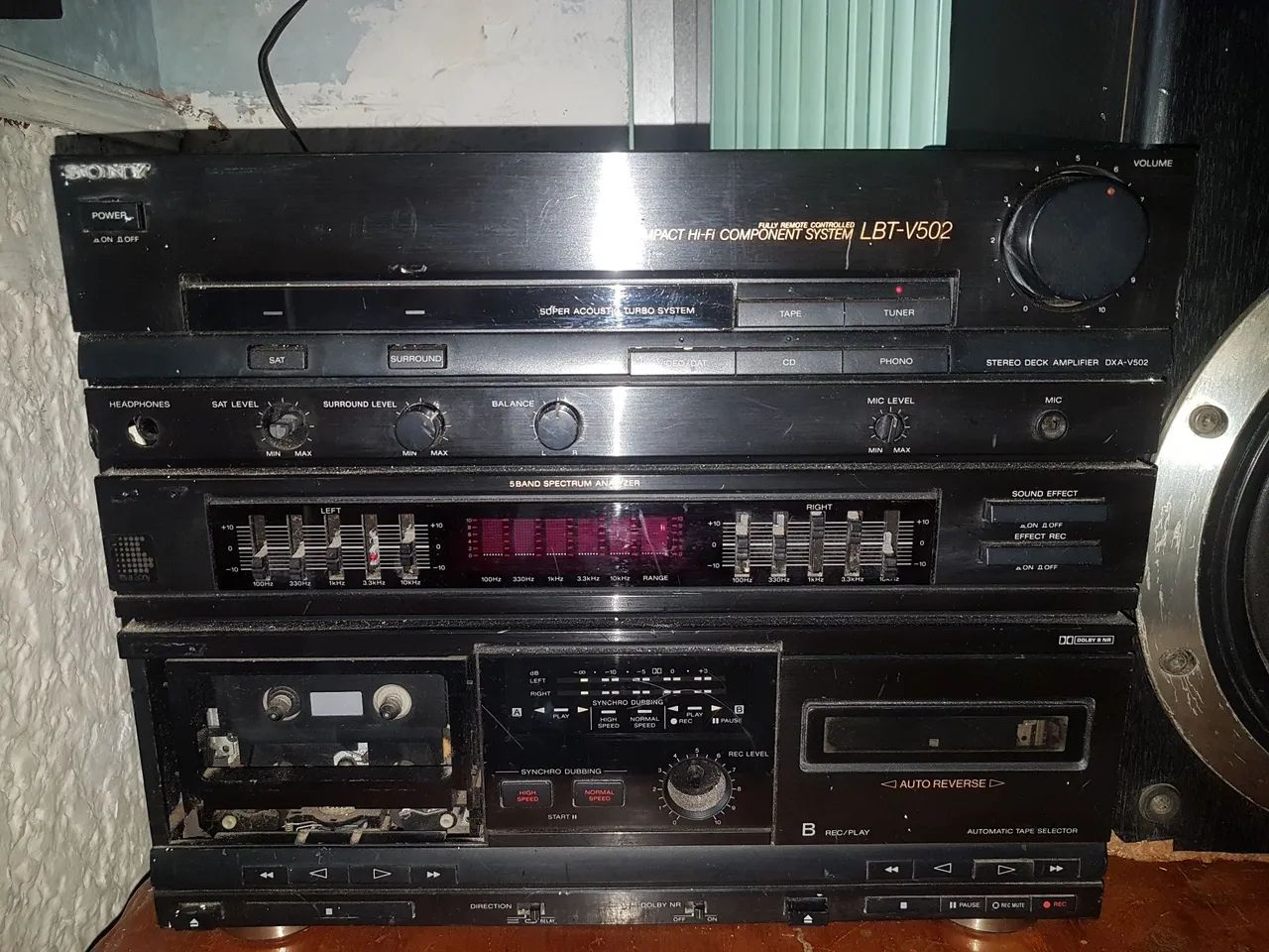 Som sony antigo 