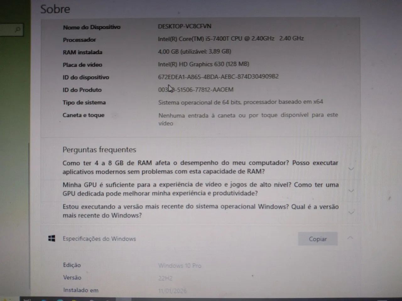 Lenovo M710q i5 7° Gen - Foto 4