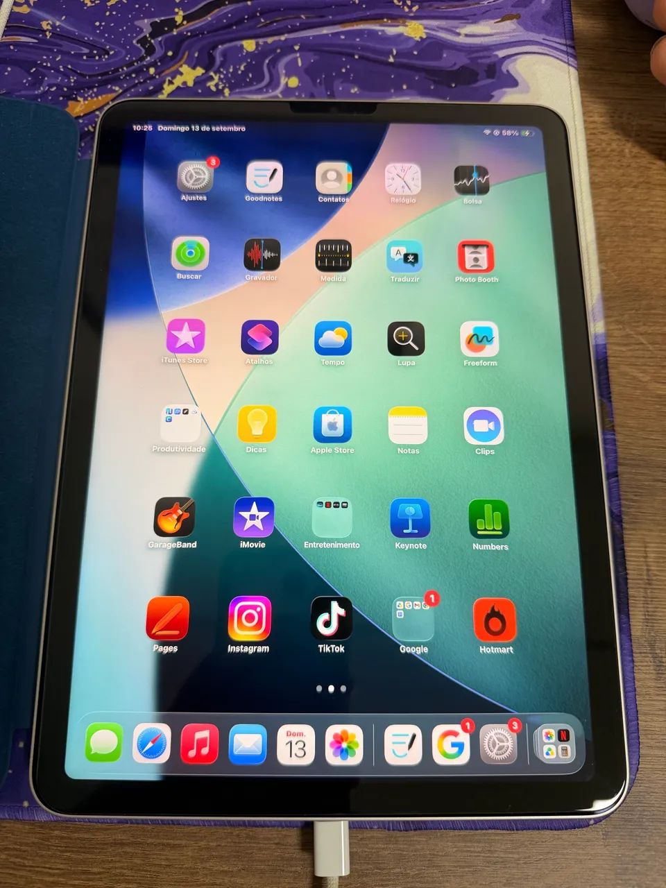 IPad Air, Apple Pencil 2 geração e case Apple  - Foto 4