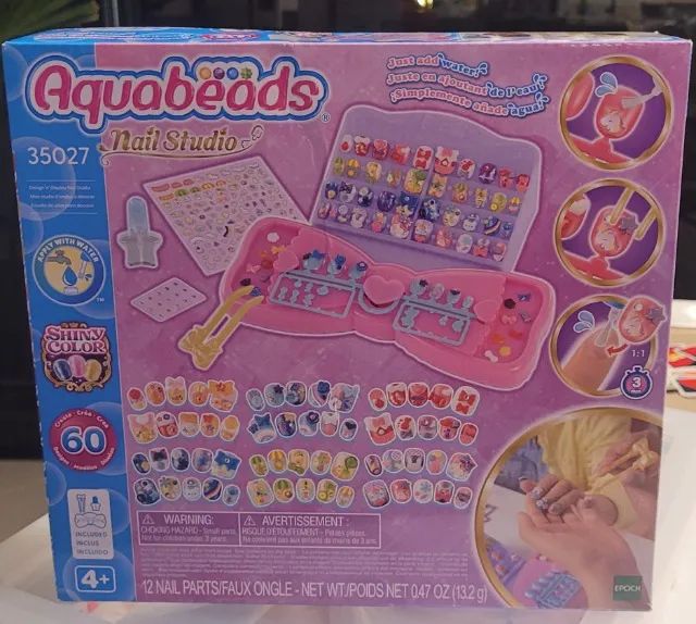 Aquabeads nail studio.  Componentes incluídos 60 unhas  - Foto 4