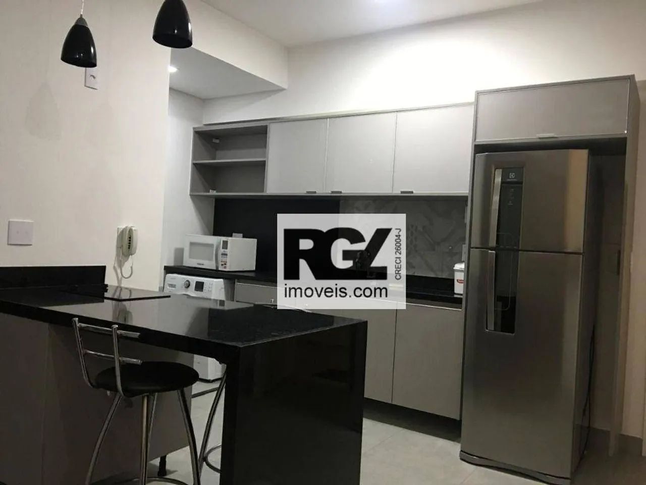 Apartamento com 1 dormitório para alugar, 52 m² por R$ 5.800,00/mês - Pompéia - Santos/SP - Foto 4