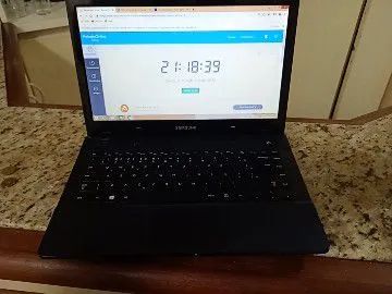 Notebook Samsung 270E4E 14" - R$ 400 - Alto-falante chiando - Foto 4