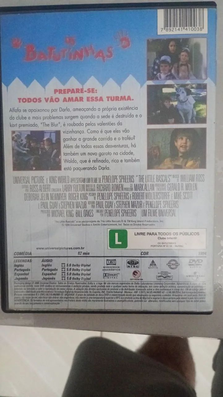Dvd Os Batutinhas 1994 - Foto 2
