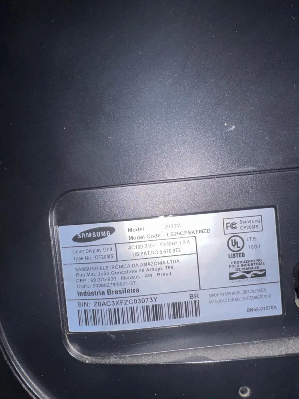 Monitor/TV Samsung SyncMaster 2033M 20 Polegadas - Foto 4