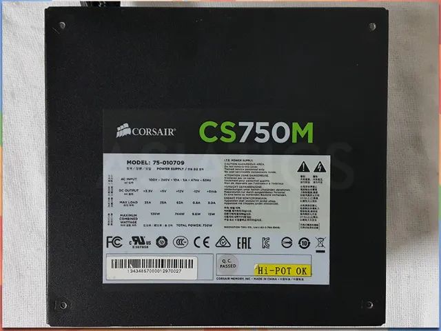 Fonte Corsair cs750m - Foto 2