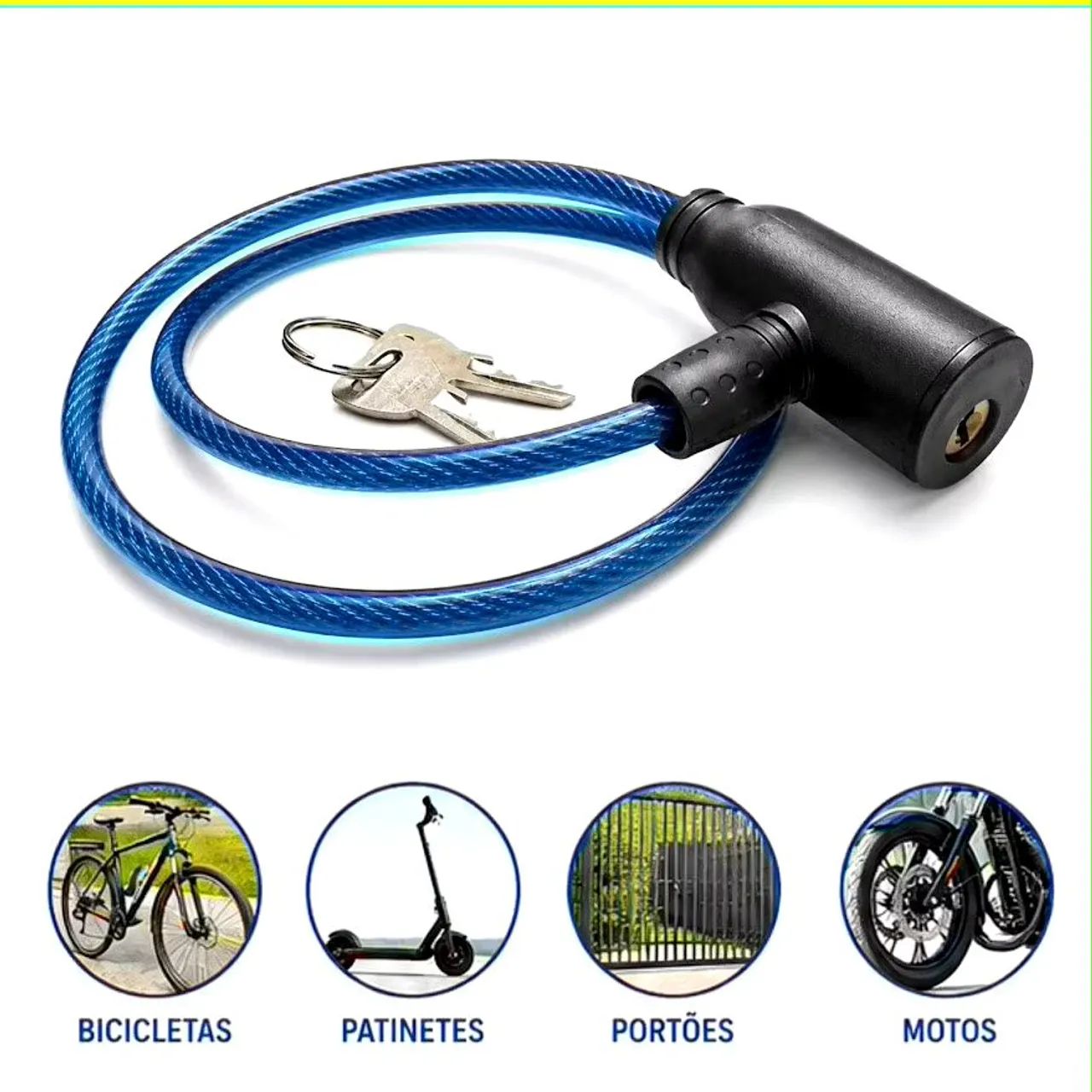 Cadeado de bicicleta  - Foto 2