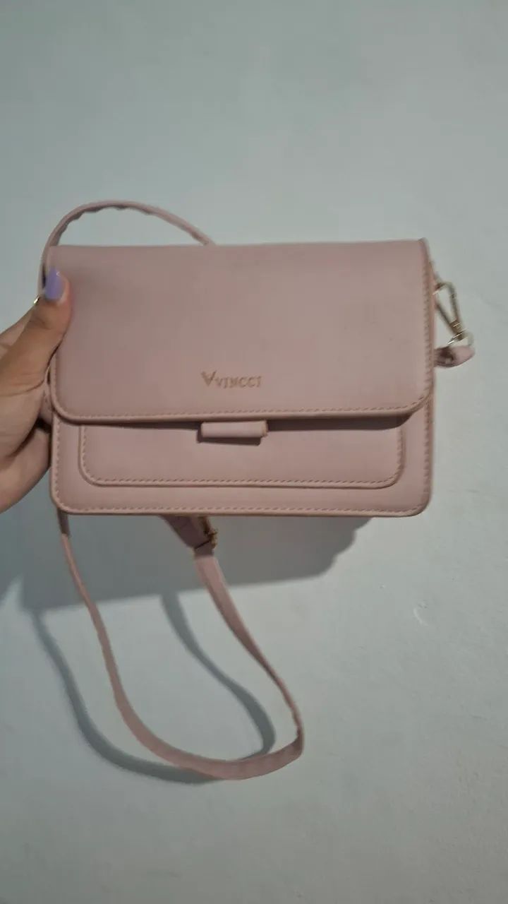 Bolsa rosa claro