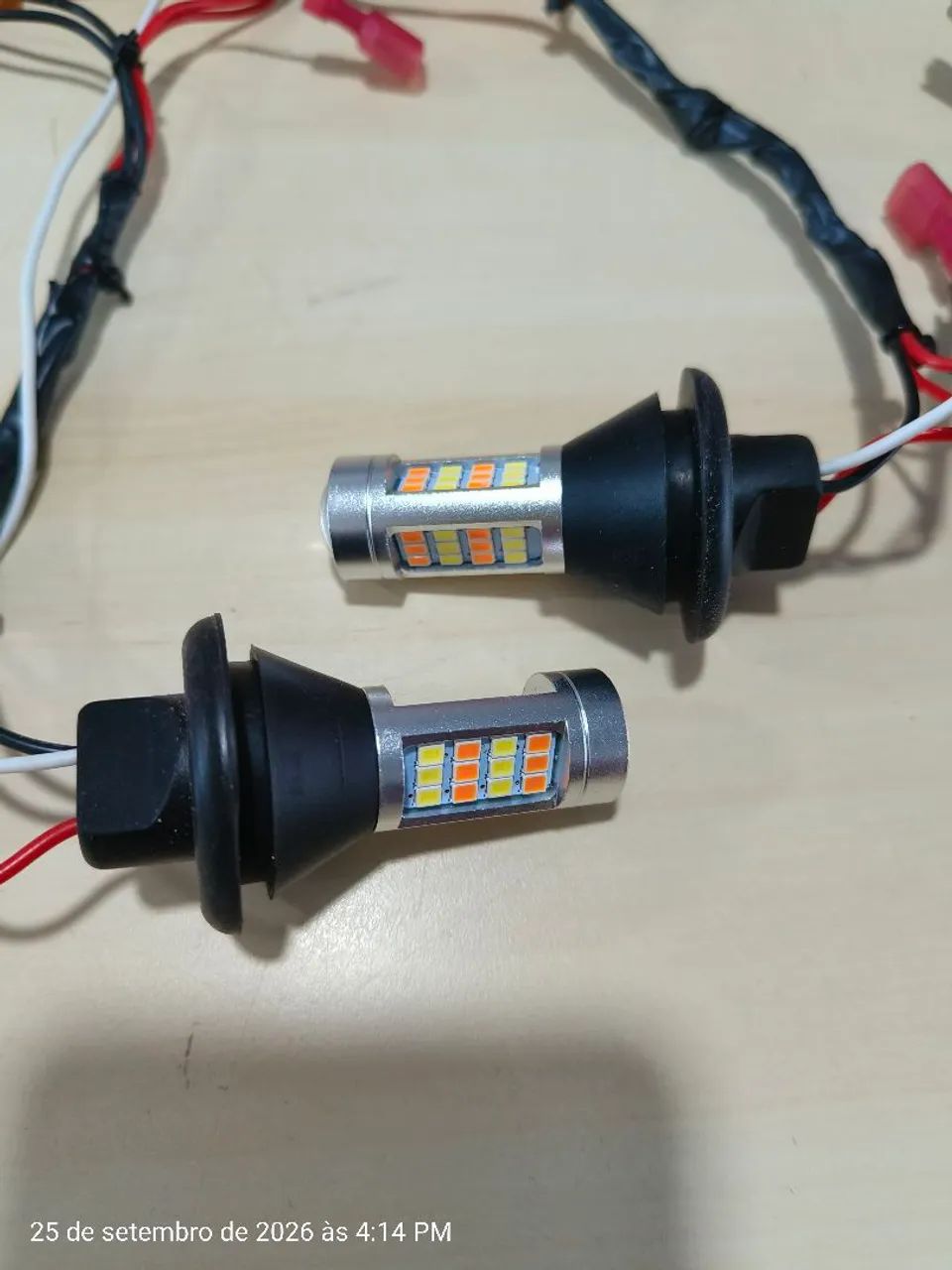 Kit Lâmpada Led Automotivo H7 H1 DRL Pisca - Foto 4