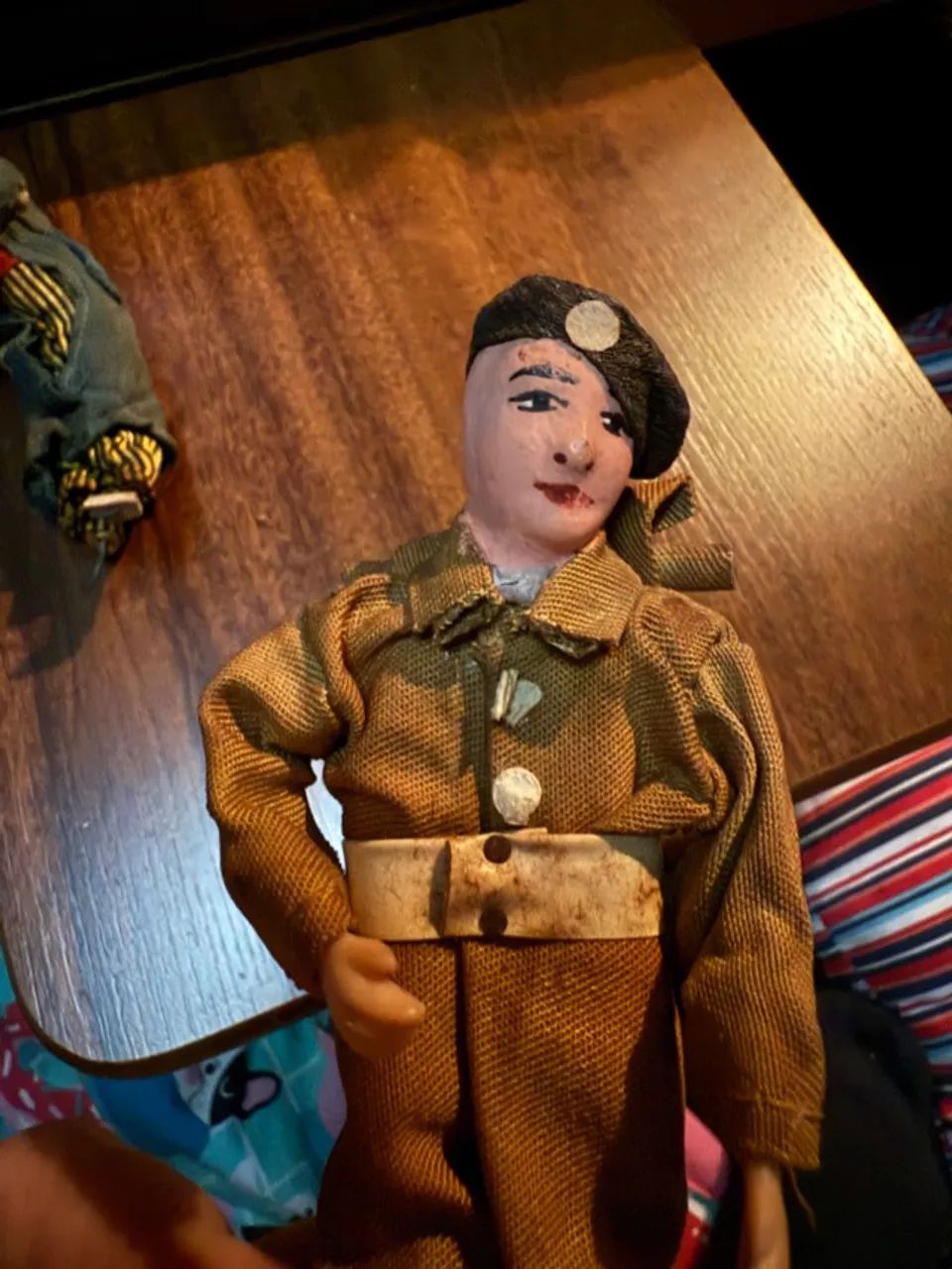 Boneca antiga Anco Lite israelense Soldado.    - Foto 2