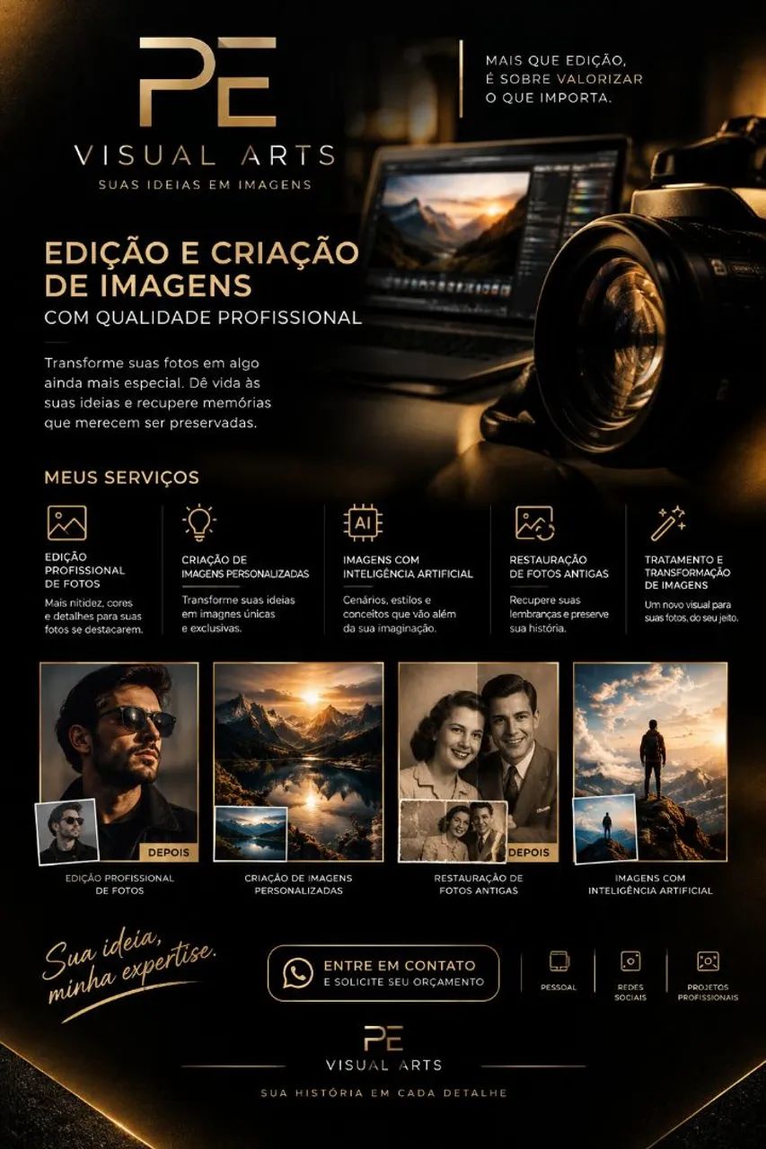Transforme suas ideias em imagens incríveis