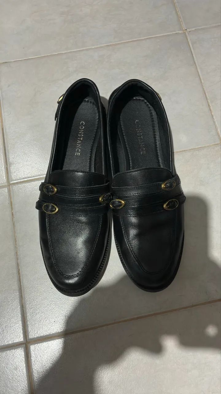 Mocassim Constance de Couro - Foto 3