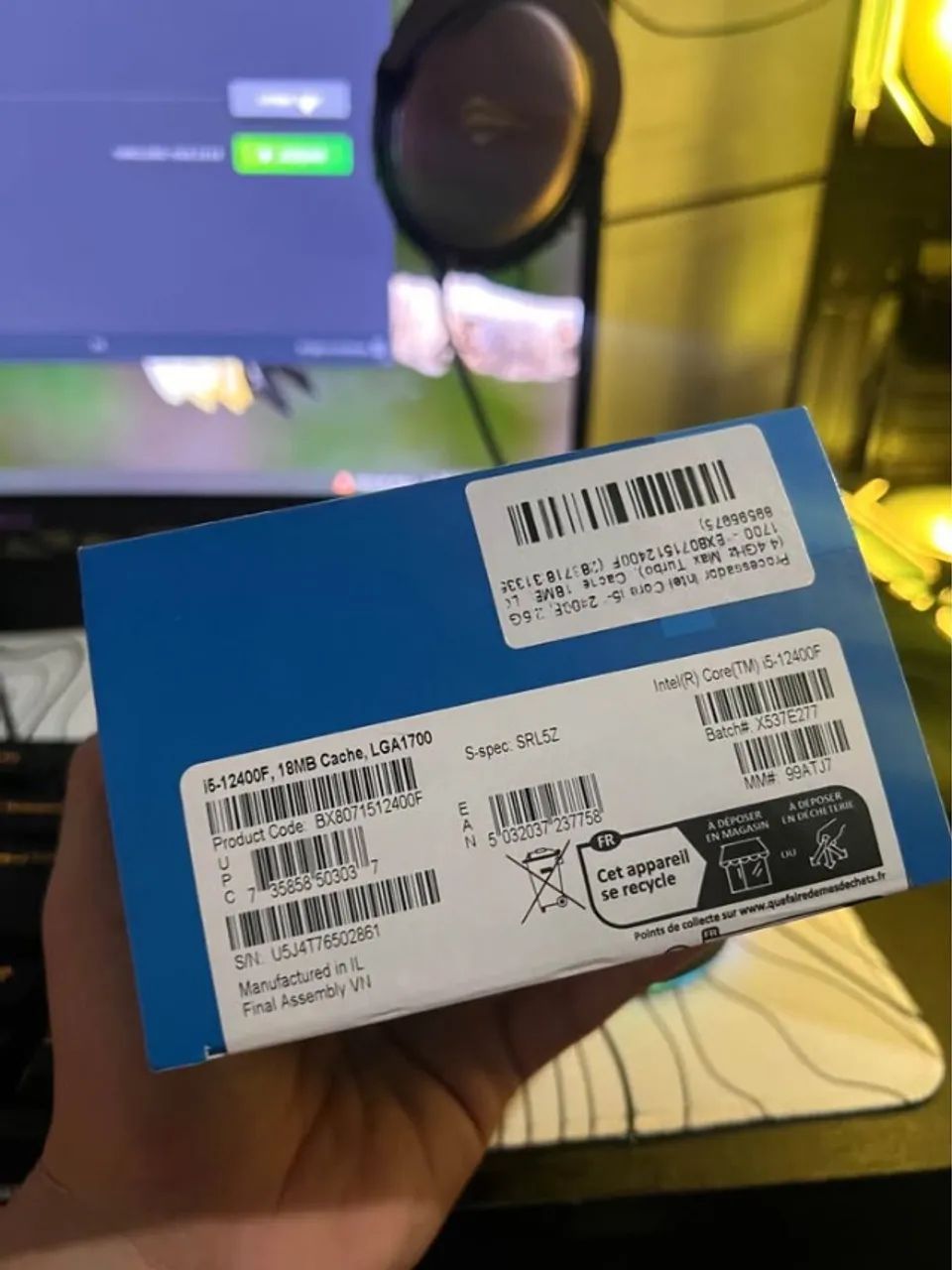 Processador I5 12400f 12gen - Foto 2