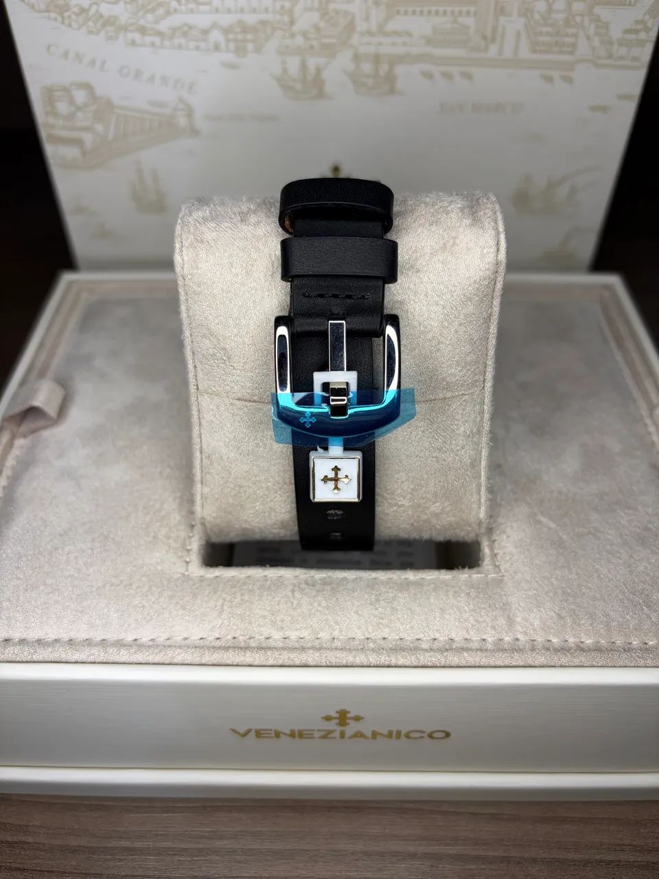 Relógio Venezianico Redentore Ultrablack 36 - Foto 5
