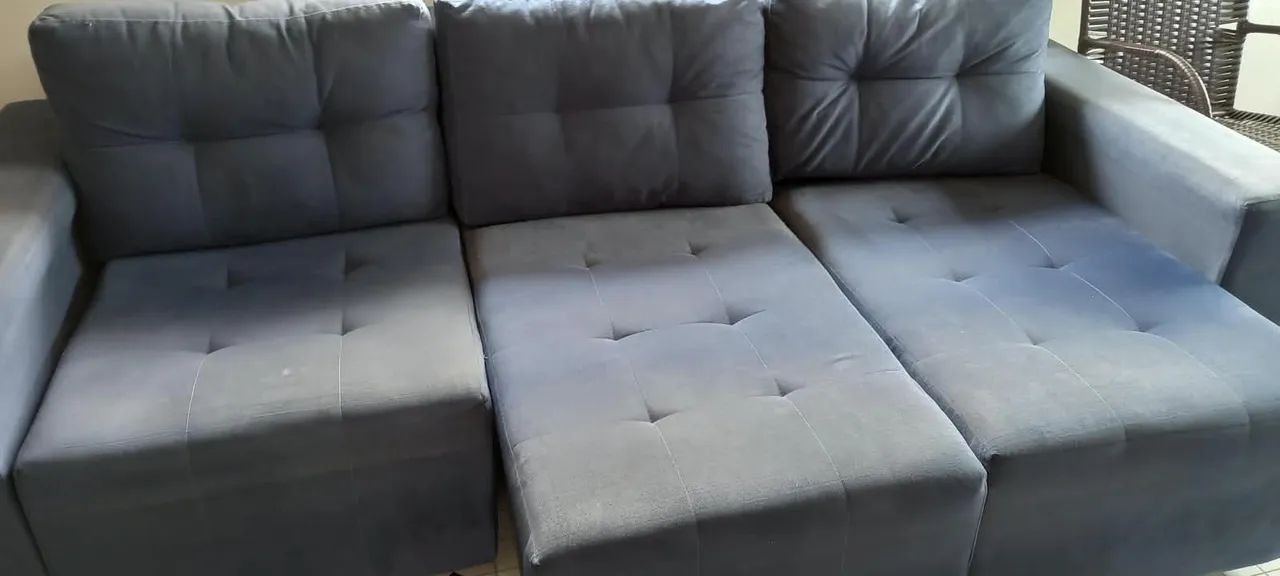 Vende- se este SOFÁ 3 lugares - Foto 3