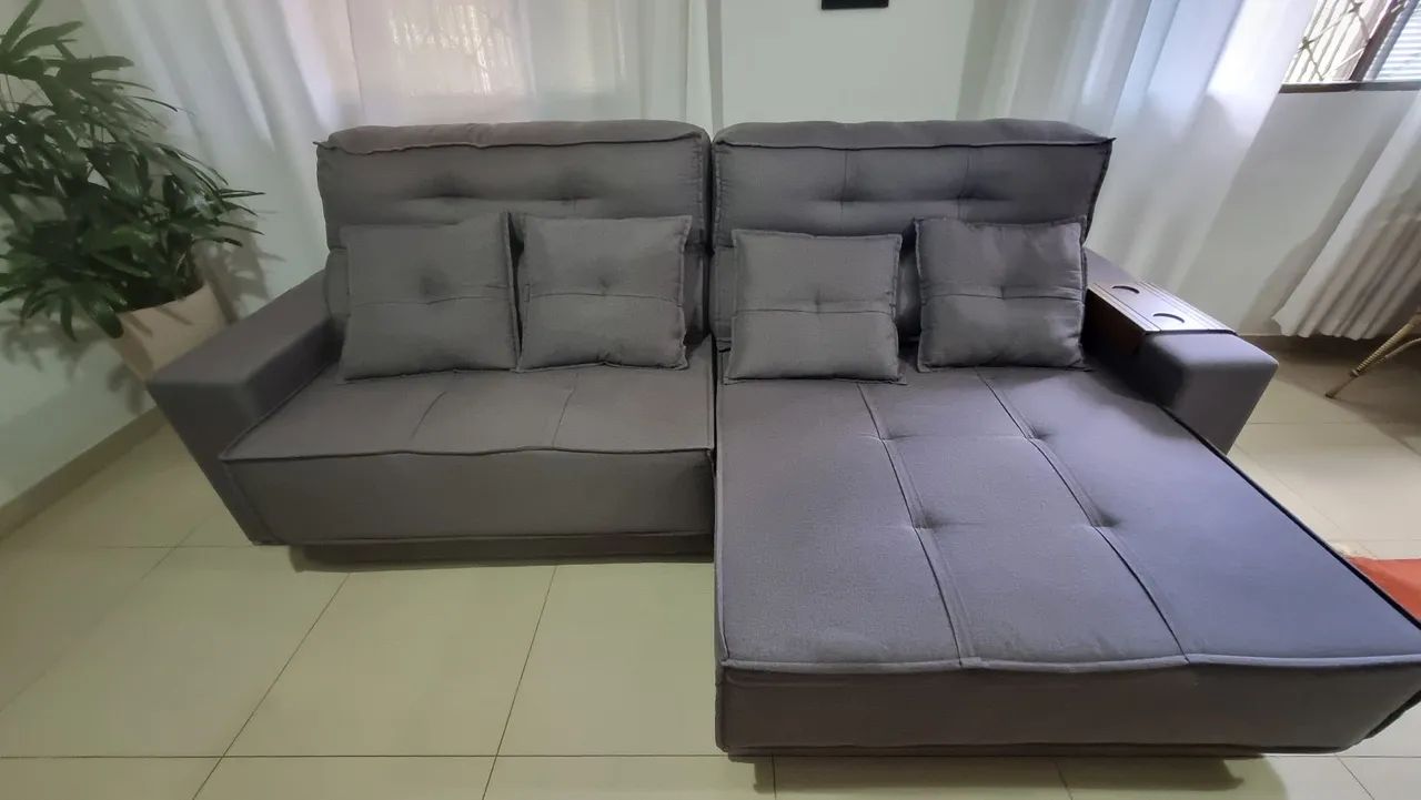 Sofá retrátil e reclinávei  - Foto 2