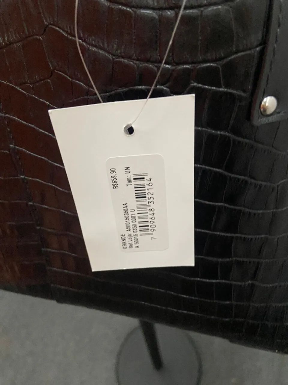 LINDA BOLSA EM COURO DA AREZZO NOVA COM ETIQUETA  - Foto 4