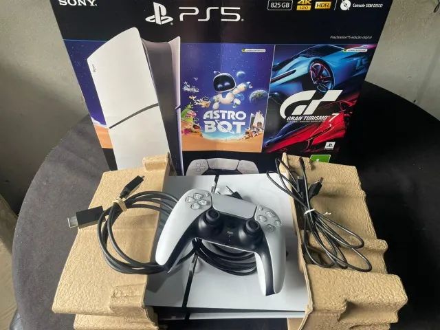 PS5 SLIM DIGITAL ZERADO - Foto 3