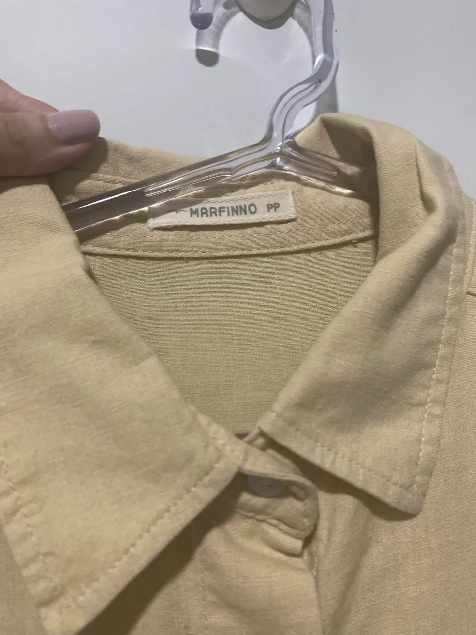 Camiseta Social Feminina Bege  - Foto 2