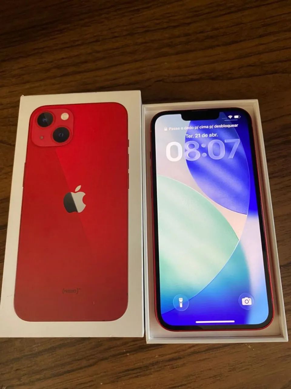 iPhone13 レッド128GB iPhone 13 Dual SIM 128 GB (product)red - Bom (Recondicionado