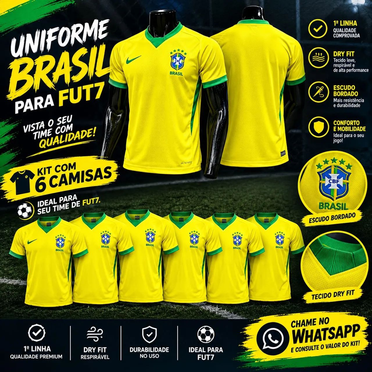 Uniforme do Brasil novo