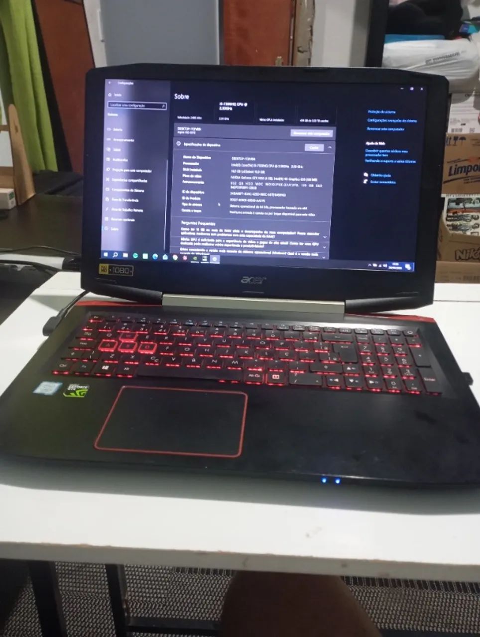 Notebook gamer Acer aspire vx  - Foto 3