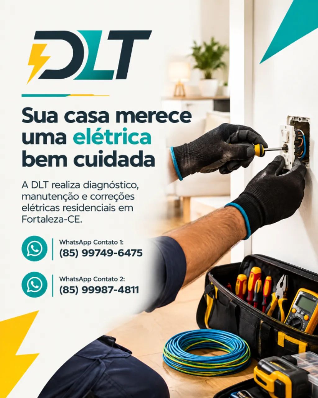 Eletricista residencial em Fortaleza-CE | DLT