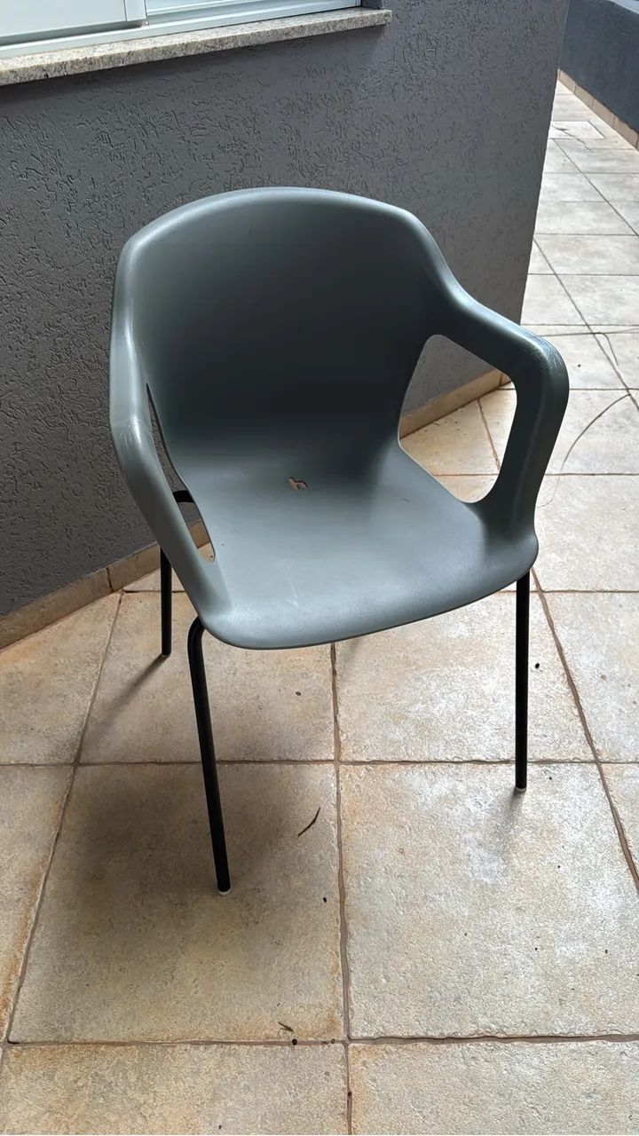 Cadeira Flexform Geos Grey