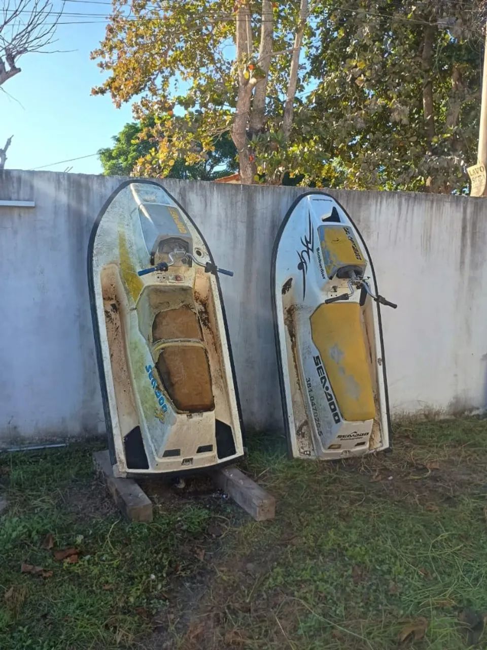 Casco para bote usado 