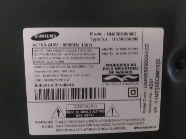 Tv Samsung Smart 50 Pol (Tela branqueada) - Foto 3