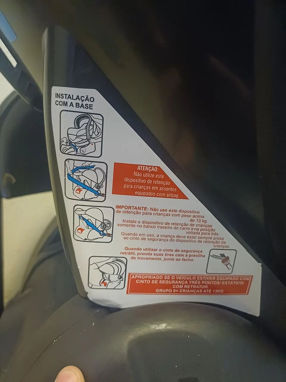 Galzerano bebê conforto para carro - Foto 4