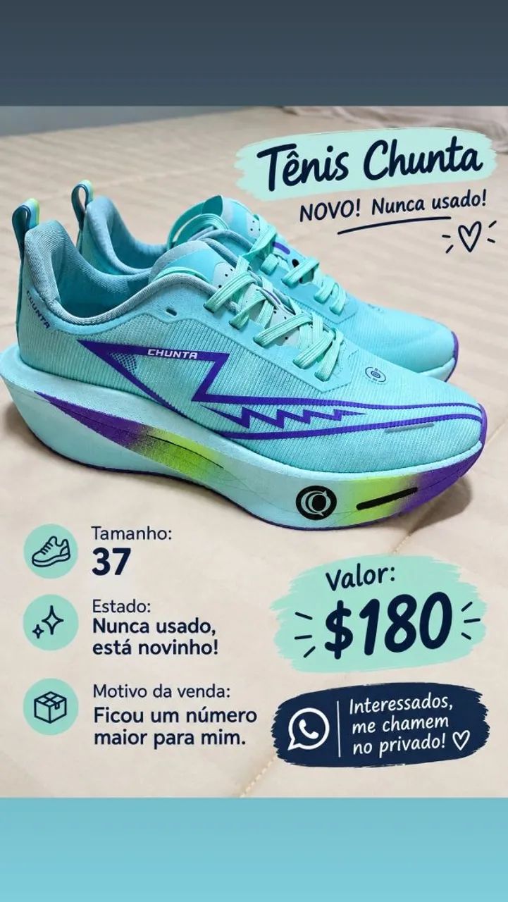 Tênis Chunta nunca usado