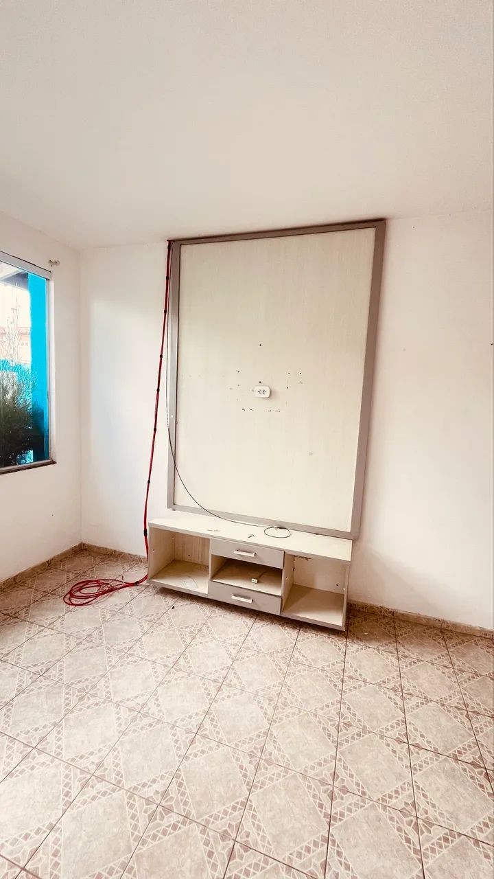 Painel rack de TV conjugado móvel planejado